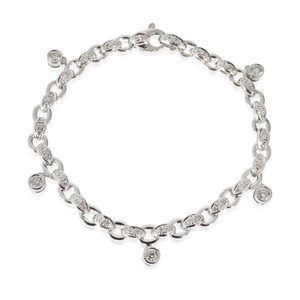 Roberto Coin Mini Cento Bracelet in 18K White Gold 1.8 CTW